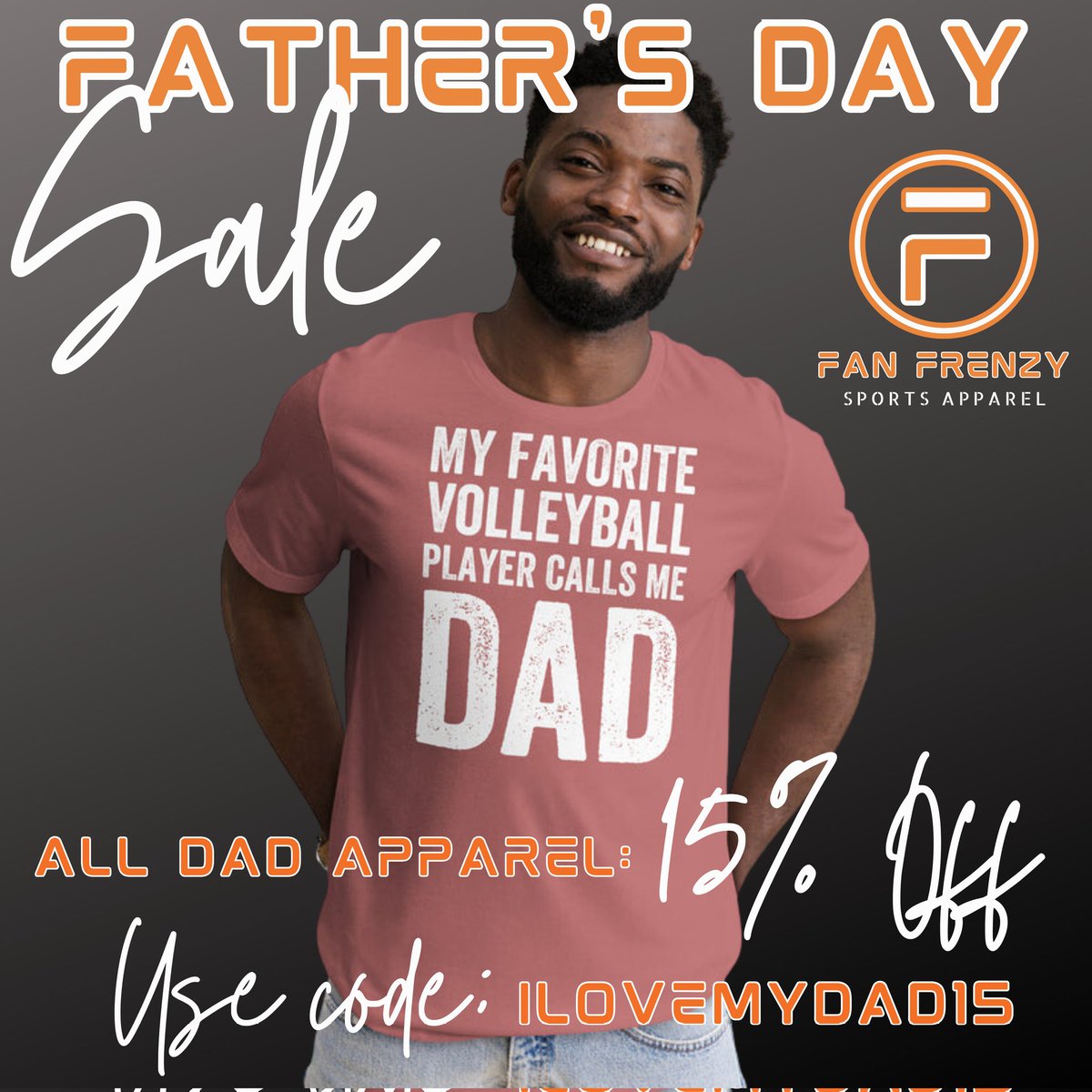 FanFrnzyApparel's tweet photo. Spoil your dad with one of our volleyball dad themed apparel items. 

use code ILOVEMYDAD15

Go to https://t.co/GkaXs9Cd0H

#dad #fathersday #love #Ilovemydad #daddy #papa  #volleyball  #volleyballdad #apparel  #sportsapparel  #tshirt #hoodie #sports #gear #equipment #outfit https://t.co/SjEvnwrVbU