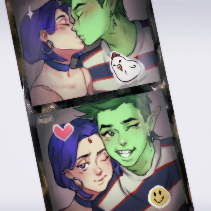 This what love looks like... #bbrae #TeenTitans