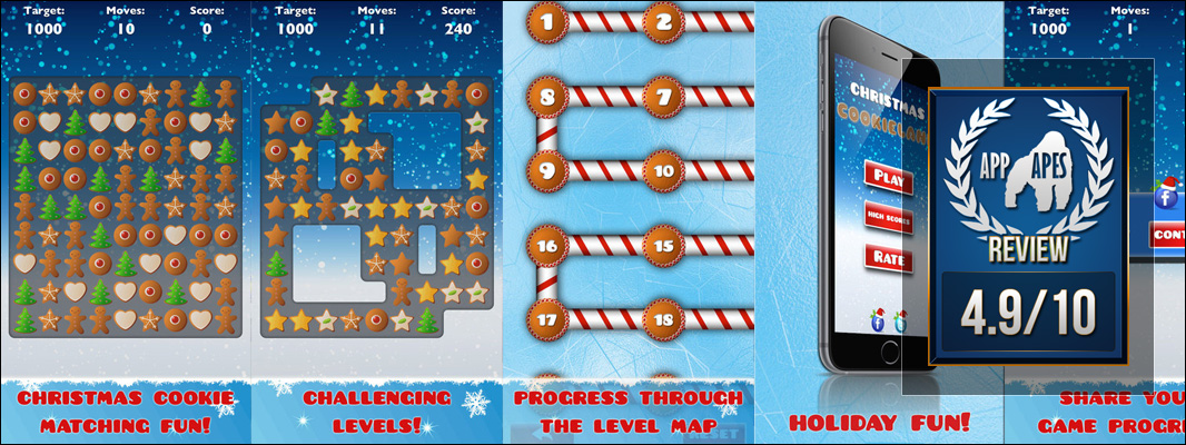 Christmas Cookieland App Apes Review. app-apes.com/?p=4554&utm_so… #gamedev #indiedev