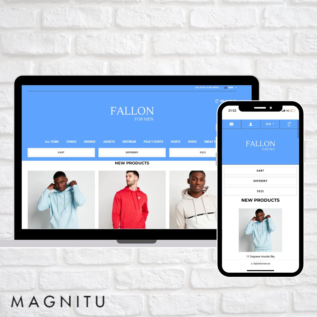Fallon For Men x Magnitu

Head over to fallonformen.ie to discover their fresh new look and explore their latest seasonal products. Big thanks to the Fallon For Men team for entrusting us with their digital presence.🚀#Shopify #websitedesign #digitalbusinesstransformation