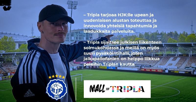 hjkhelsinki's tweet photo. HJK 💙🤍 @malloftripla

HJK ja Tripla ovat vain kivenheiton päässä toisistaan. Itse asiassa Bolt Arenan Yläkatsomosta näkee Triplaan saakka. Siksi on varsin luonnollista, että Klubi ja Tripla aloittavat yhteistyön.🤝

Lue lisää👇

#HJK #Klubikulttuuria #MallOfTripla
