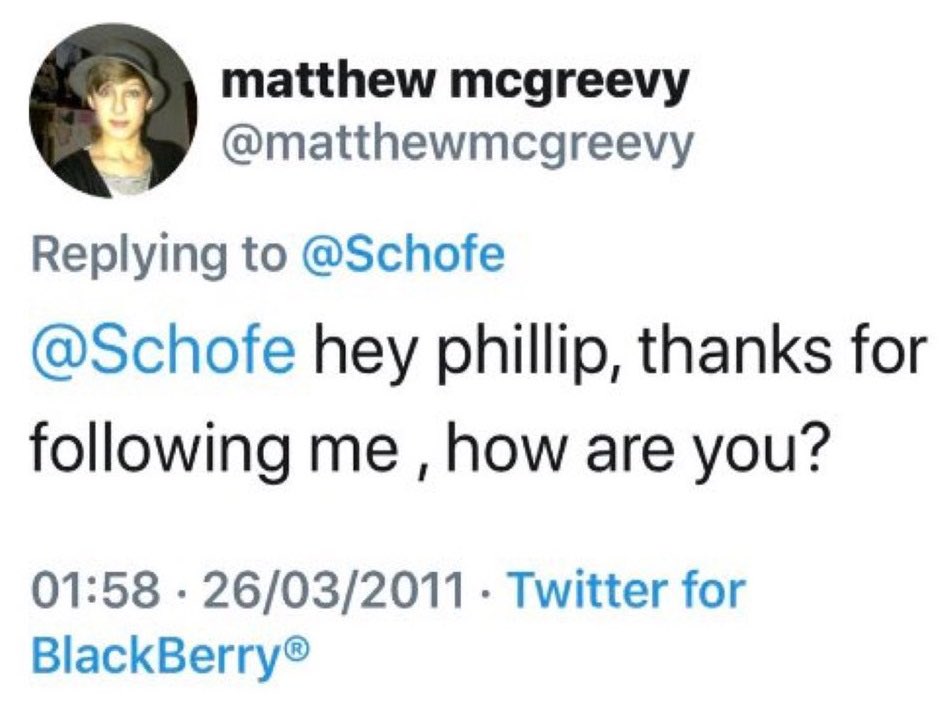 MsMillyFawcett's tweet photo. @GBNEWS Let’s talk about the 🐘
#SimonSchofield worked with Phil when he was 12 yrs old.
Phil meets #MatthewMcGreevy as a child at 2Faced Theatre Company, of which Phil is Patron.
Phil follows Matthew on twitter when he’s 15.
1/2 🧵
#ITV #HollyWilloughby #hollyandphil https://t.co/CXAv0nv7OC