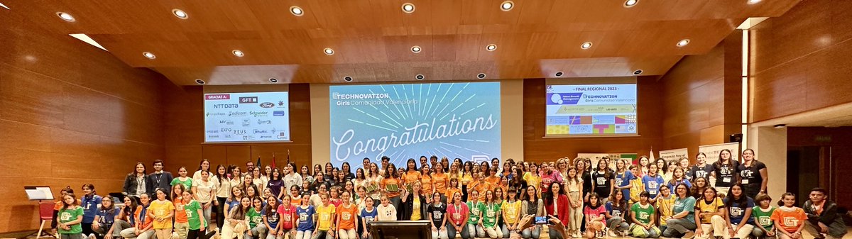 TalentGrowthM's tweet photo. ¡Gracias por una gran Final Regional de los Premios Techovation Girls CV! 🏆🌟 y felicidades a los increíbles equipos de niñas que brillaron en esta edición. https://t.co/XBl824Cqvt