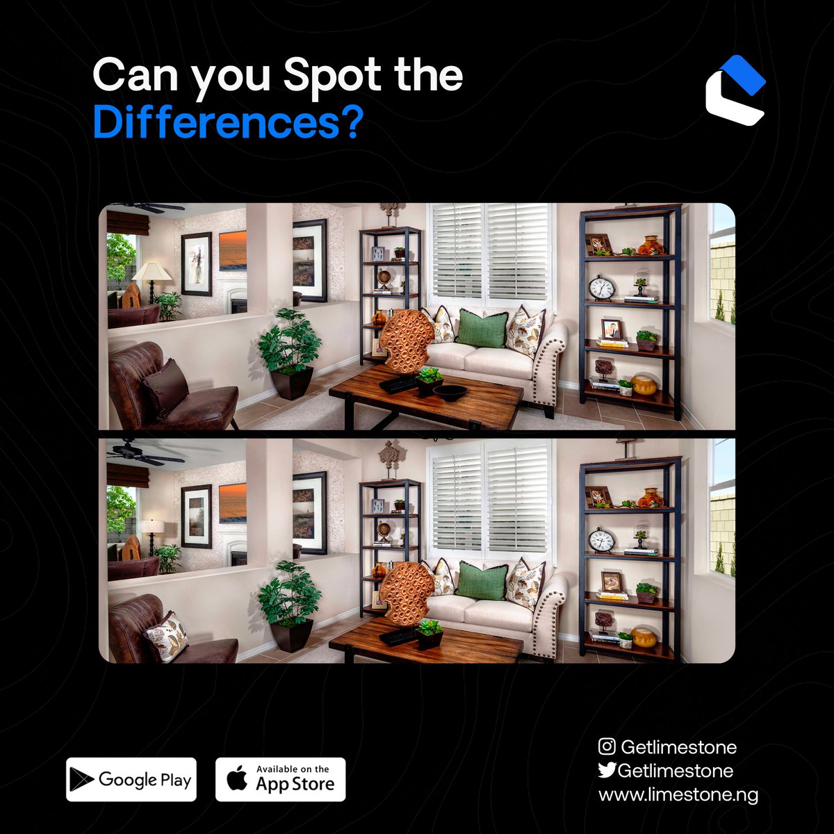 Start your week with happiness. Can you spot the differences between these two pictures? 😎 Comment below with your answers! 🧐🔍
.
.
.
#propertymanagement #Limestoneapp #mondayvibes 
#newweek #happinessisachoice 
#triviamonday #brainteasers 
#instagram #catchfun