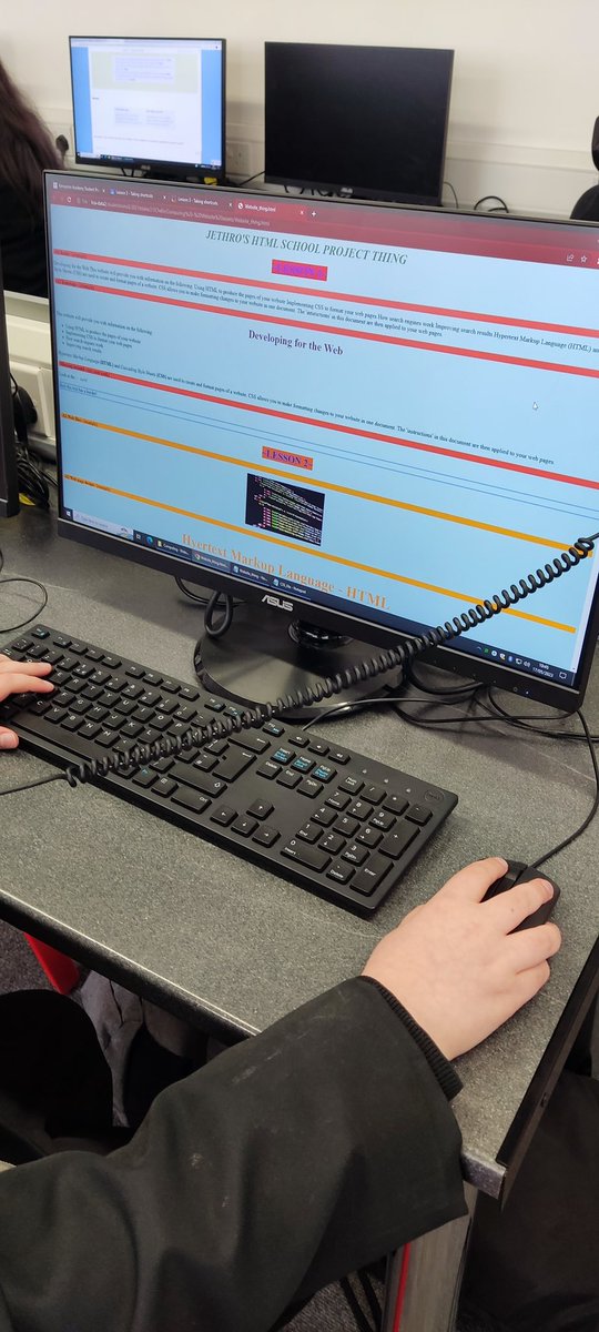 KABusCompFin's tweet photo. This website was built by one of our Y8 Computing students using HTML and Notepad in just 3 lessons! Wow! 😮🤩😮🤩@KAKempston https://t.co/pvdCCJfNP4