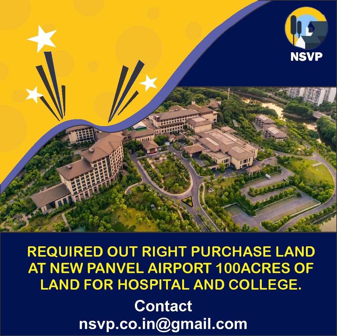 @nsvpvishvesh
#landlord #newpanvel #panvel #land #100acres #landforhostel #landforschool #landrequired