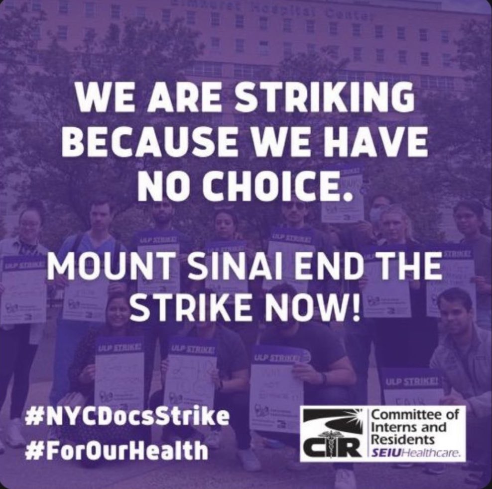For our patients, for our community, for ourselves— because #Queens deserves  better. 

@MountSinaiNYC, end this now. 

#QueensStrikeReady
#NYCDocsStrike