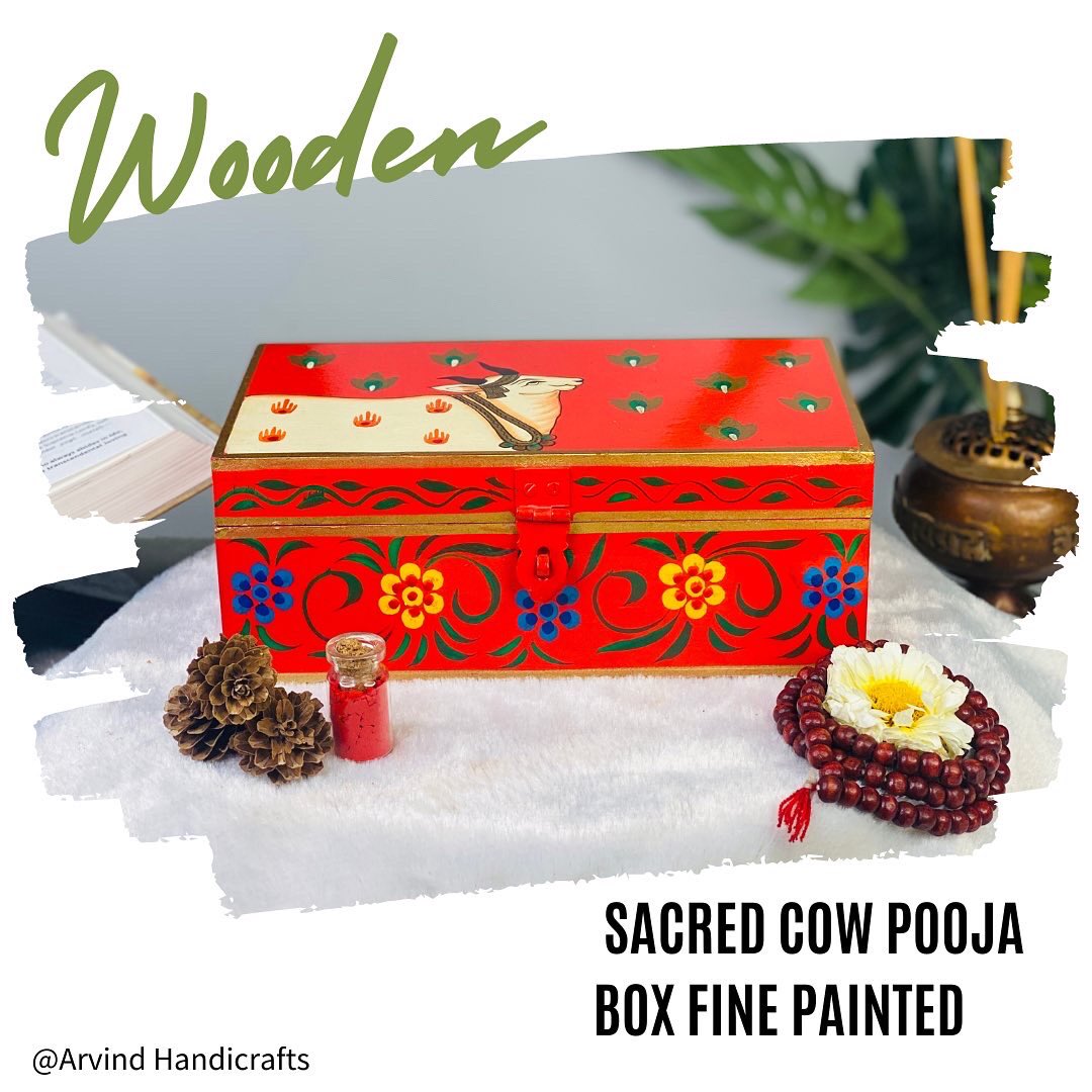 arvindhandi's tweet image. WOODEN SACRED COW POOJA BOX FINE PAINTED

#poojaroom #deepavali #traditional #ethinicjackets #puja #poojaitemsonline   #watches #onlineshopping #phoneaccessories #hairacessories #poojaarticles #kidswear #bornoninstagram #indiansinusa #shopzters #ungaralabinde