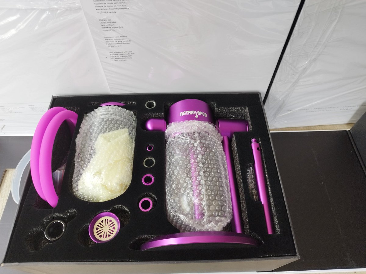 AstrayApes's tweet photo. #Gm gm FAM!!
.
#WeMoveDifferent Always Forward!
Check these babies out😏💥🔥
Like GAWD DAIUM💨💨💨
Soon the testing video😏
So yeah this you can win in our @AstrayApes420 raffle buy a $10 bong to win a $600 #GravityHookah #GravityBong ! 🔥💥🔥💥🔥💨💨
#NFT #NFTFam #NFTGang #NFTs https://t.co/iPfeDLKOEL