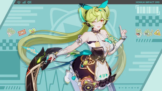 [Wallpaper] Leisurely Melody Wallpaper Download  After the v6.6 update and until 12:00, JUN 16, you can play the Spend Bonuses event Merry Market to exchange for Chrono Navi's new outfit Leisurely Melody in the shop! #HonkaiImpact3rd