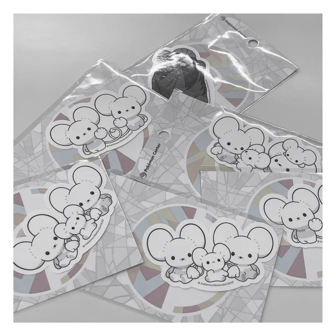 悲しんでる私を見かねてお友達が代理で買ってきてくれました~~ありがとう~ ;  ; ♡♡ イッカネズミちゃん、ワッカネズミちゃん、マフィティフ~~!!ステッカーさいこうかわい~🙏🏻❤︎