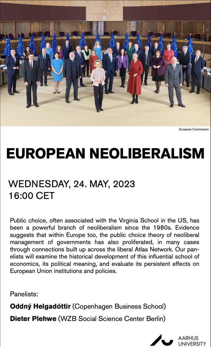 Aarhus University Seminar: Beyond Neoliberalism tweet media