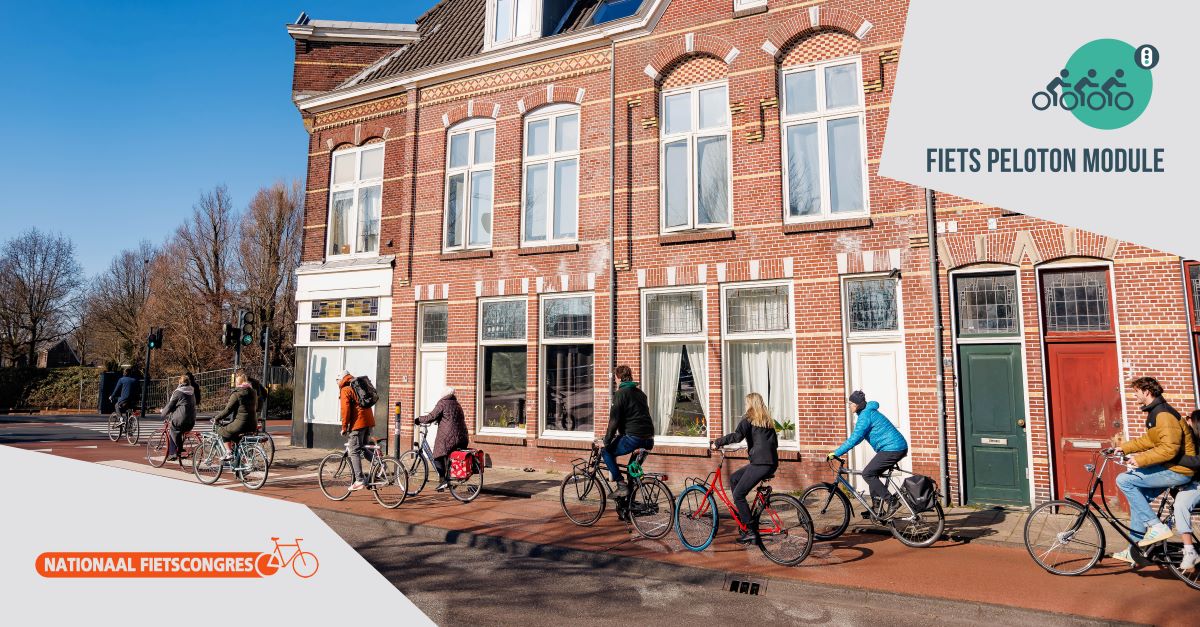 De Fiets Peloton Module is één van de sessies op het Nationaal #Fietscongres. Marcel Willekens zal een presentatie geven over de werking van module. Het congres is op 22 juni in Rheden. 
#FietsPelotonModule #fiets
hubs.ly/Q01QDlyn0