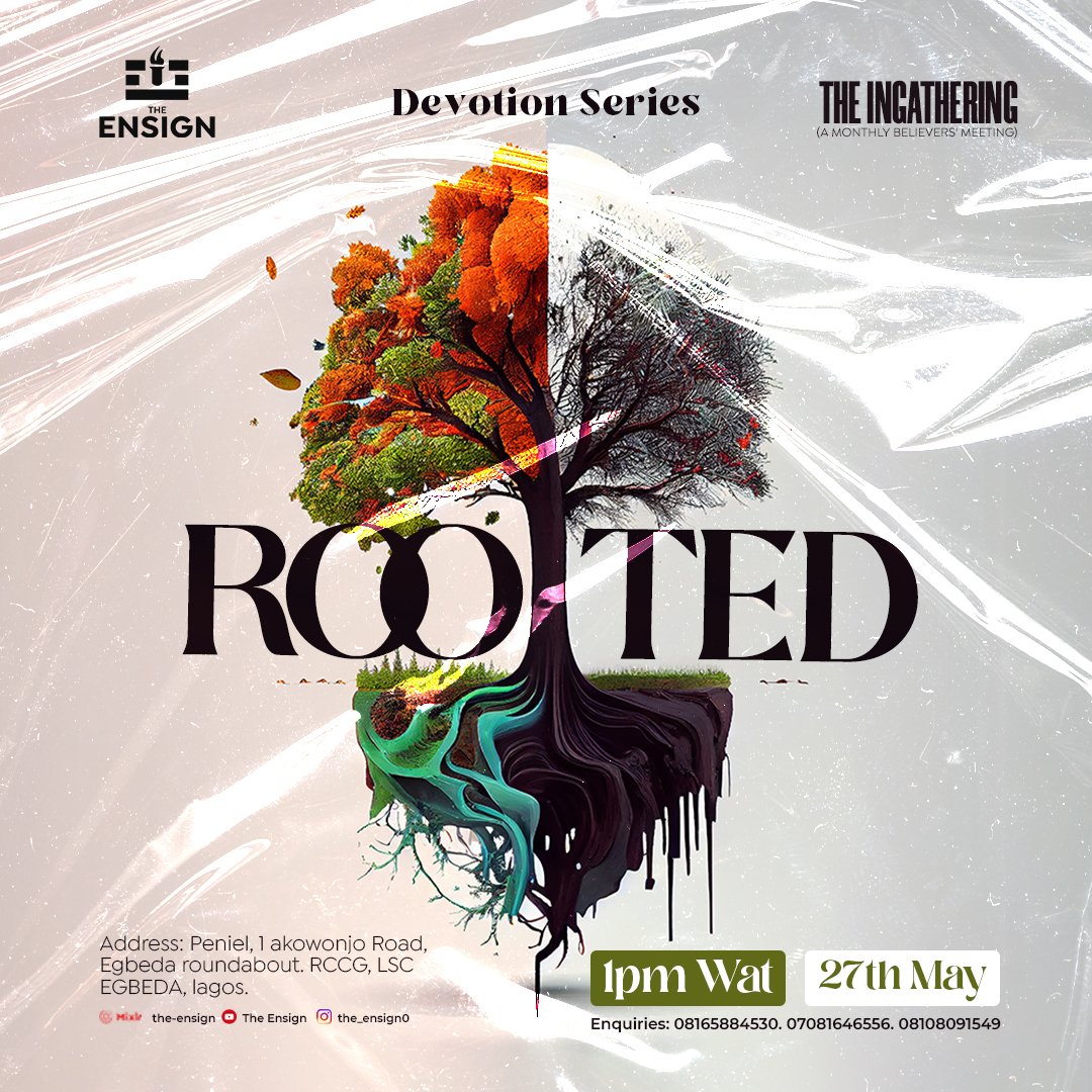 ToluNiyikaye's tweet photo. As we pray.....Join us this Saturday (27th) for MAY INGATHERING as we are ROOTED, in prayers and God's word. See fliers for more details.
#TheEnsign
#MayIngathering
#Rooted. https://t.co/CywSHnE3yP
