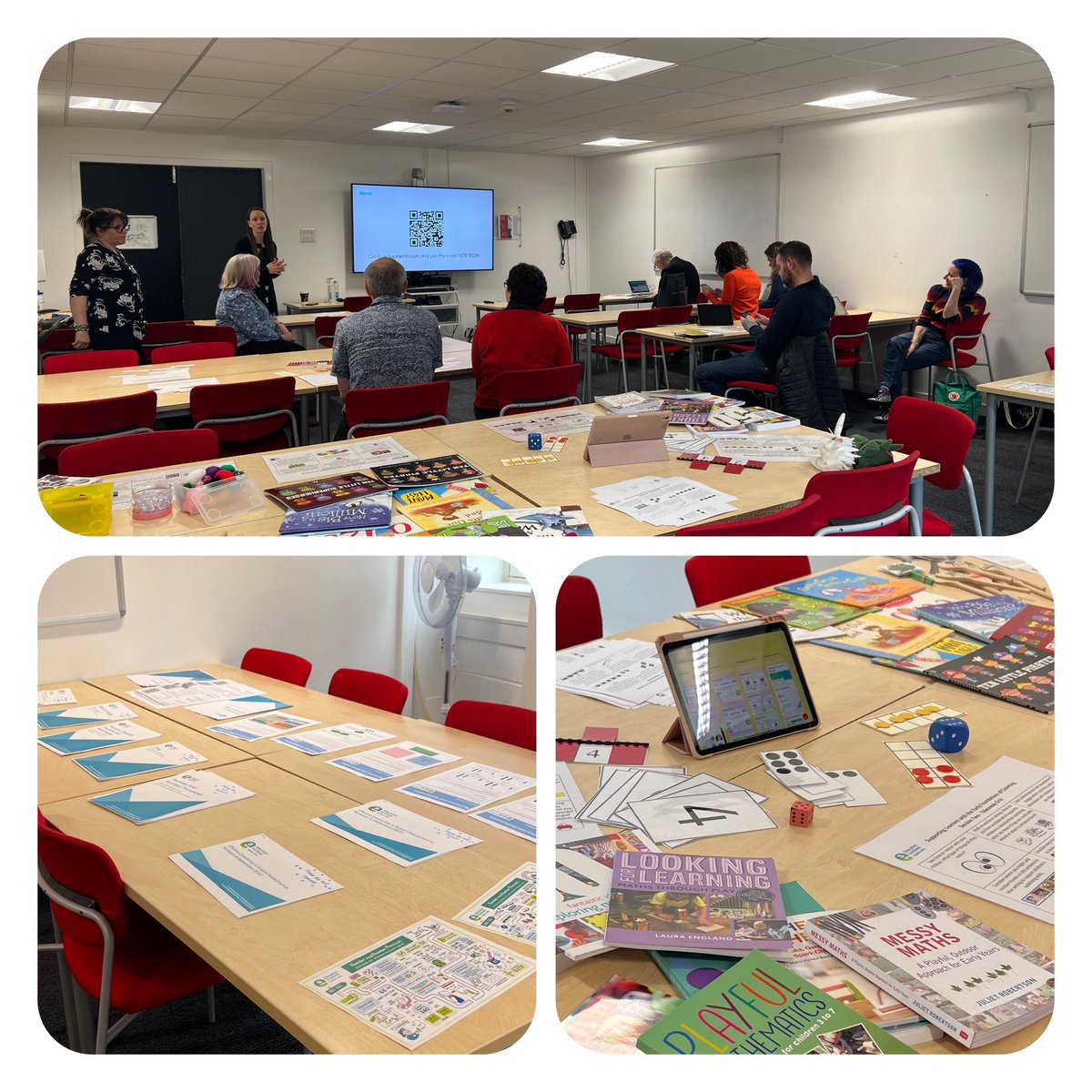 edscot_maths's tweet photo. Thanks to everyone who joined our sessions at #SMC23 Conference on Sat. We shared our professional learning offers and the draft recommendations from the NRIM Board.  We were delighted to meet so many of you face to face at our stand. Thanks for hosting a great day @scottishmaths https://t.co/hJ4ZnfqOt2