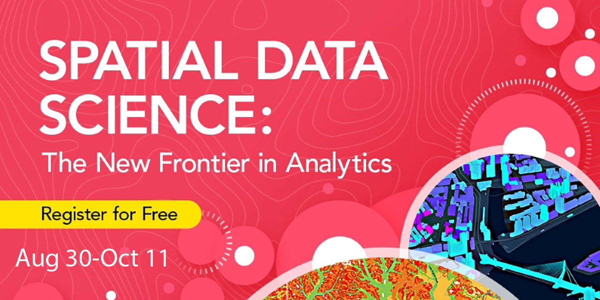 100 days until our (free) #SpatialDataScience #MOOC opens! 🤩 Explore how to use location to find patterns and tackle complex problems. Free access to #ArcGIS software is provided.

Register → esri.social/HYkT50OpGus
