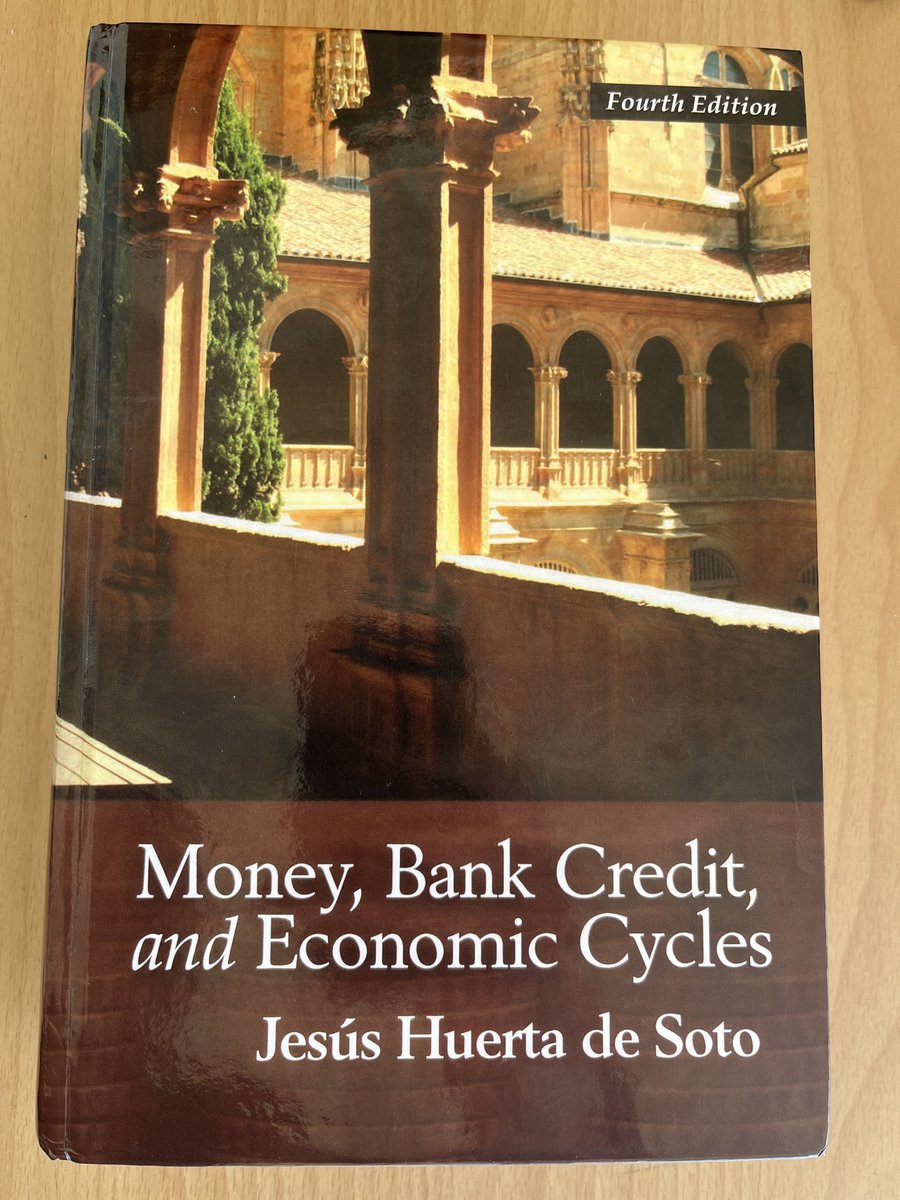 lbnotes's tweet photo. 5/ …should all be there according to the original legal principles of safekeeping, but modern banking has distorted these principles and gave birth to the monstrosity that we today call fractional reserve banking (FRB). This is explained in this book by Jesús Huerta de Soto. https://t.co/XMCGBReEC8