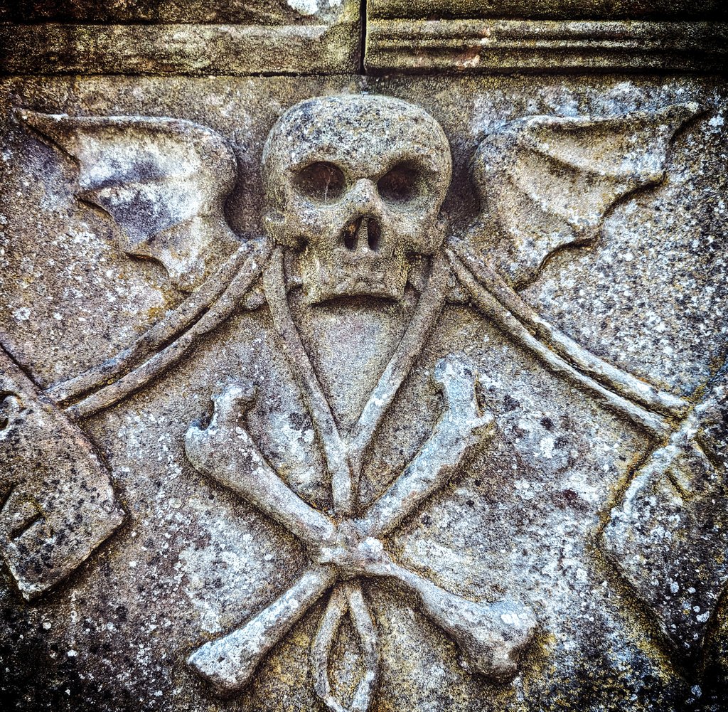 An old pic from Kilwinning Abbey for #MementoMoriMonday