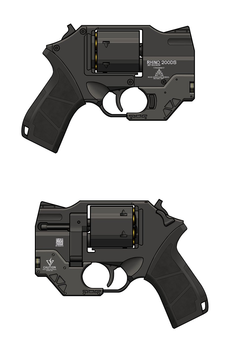 ★【ライノ】 再掲Chiappa Rhino 200DS。 早く日本でまともに遊べるライノの立体物出