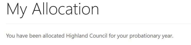 MissMacraePE's tweet photo. So pleased to be allocated Highland for probation!! Let’s go 🤩🤩 https://t.co/1bqGwaFvpc