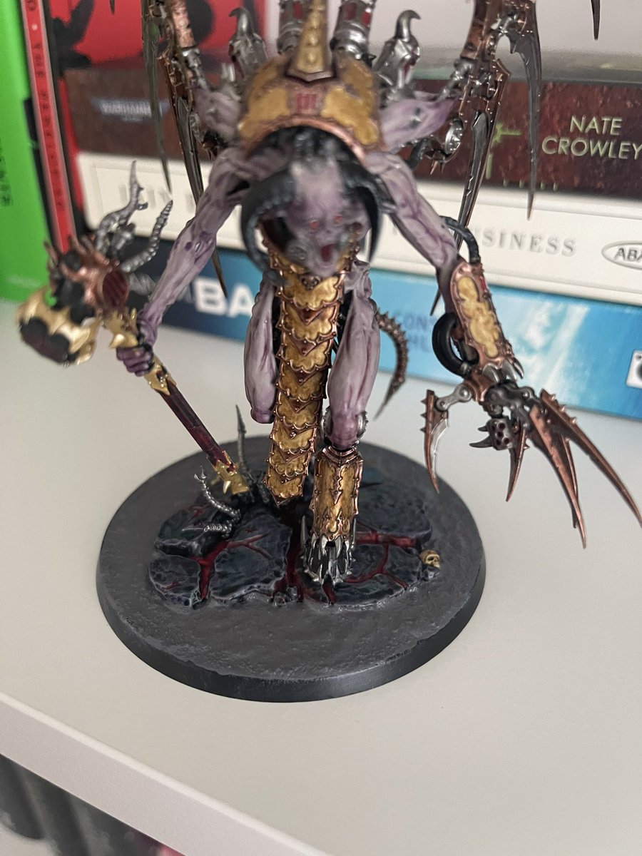 Shockscream's tweet photo. @JewelKnightJess This chap represents a bold leap forward in my painting and I’m thoroughly enjoying him. https://t.co/3HNmYsNZhq