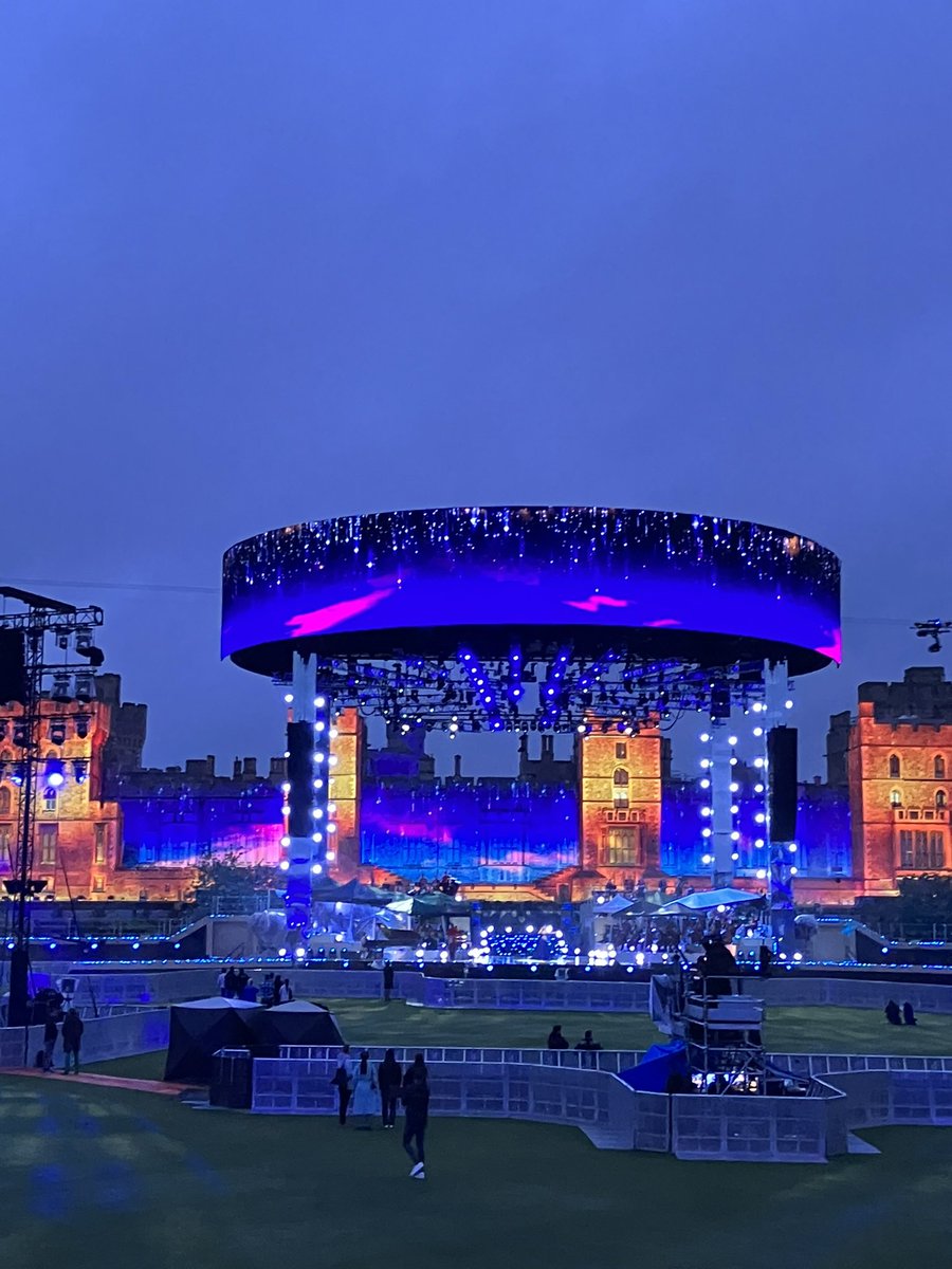 RaynerIzzy's tweet image. A busy May! What an honour for the team to work as part of the production crew holding the Coronation Concert on the East Lawn at Windsor Castle. 
#Coronation