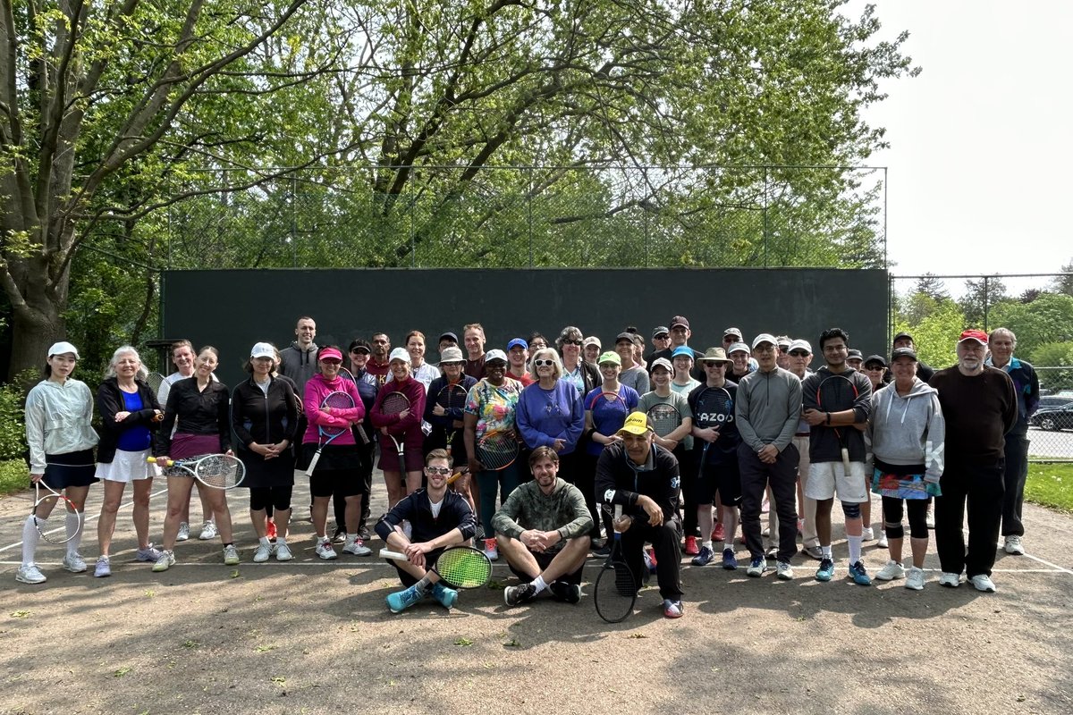 TennisWaterloo's tweet photo. A perfect day for our Opening Day Boot Camp! Thanks to all our coaches for kick starting our summer season! https://t.co/srmqQ4y6Zs