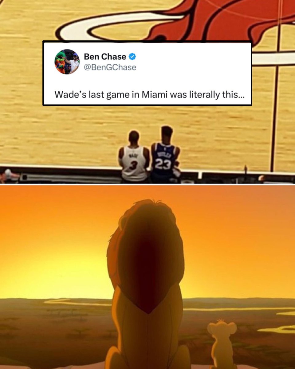 BleacherReport's tweet image. Passed the torch 🔥 

(via @BenGChase)