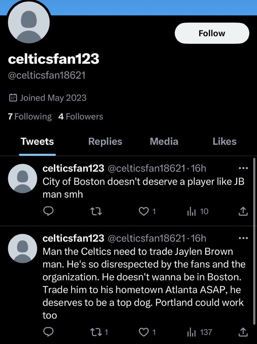 this is totally Jaylen Brown’s burner right