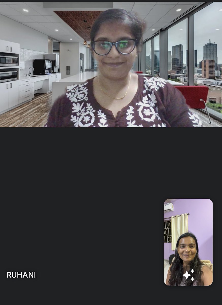 DarshaliSoni's tweet photo. What an wonderful catchup with Ruhani. 😇 
takeaways: 
1. Never say no - you never know where the journey might lead you. 
2. Always be self independent. Shout out to all working women out there🥳 
3. Self love - work will be there but self love should be first priority. https://t.co/773carIxgx