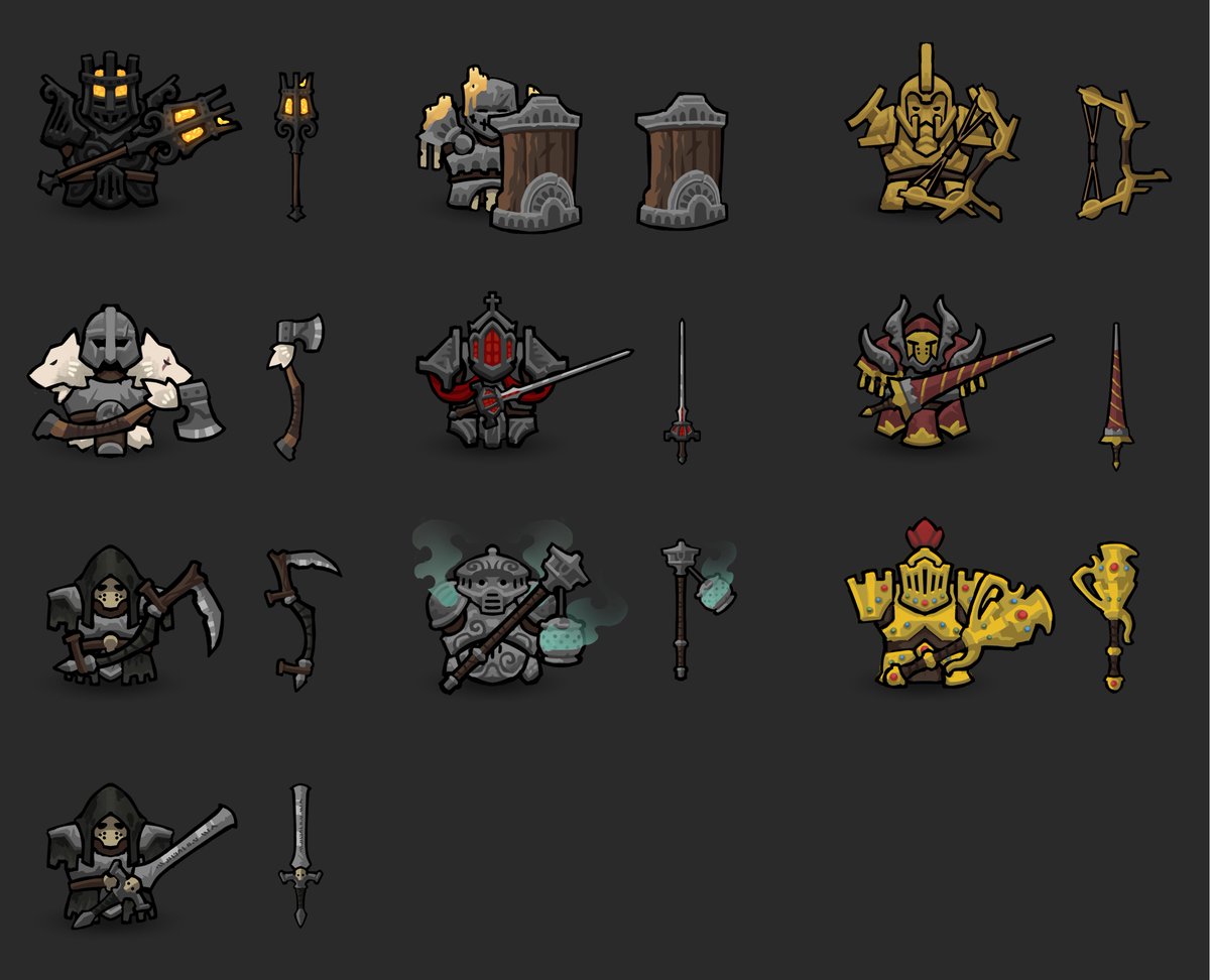 Visandar_'s tweet photo. Been drawing a few things for a rimworld modding project

#rimworld #knights #fantasy https://t.co/9e4MI44rUy