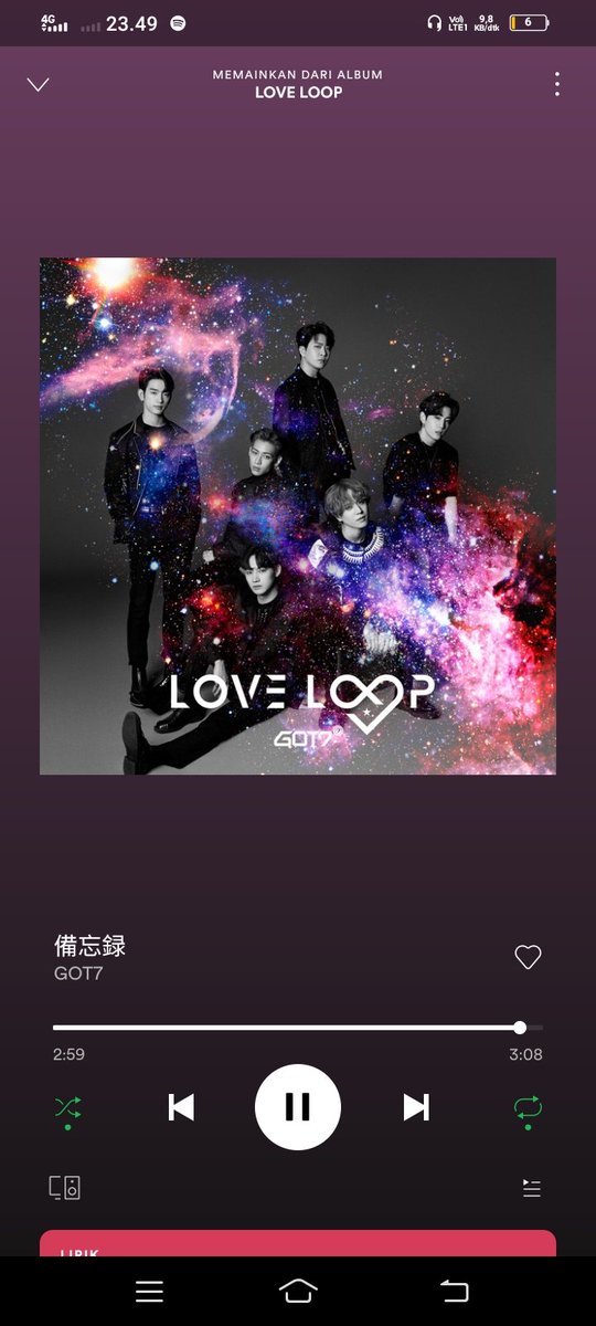 Udah ngantuk ngantuk malah denger lagu ini, ya melek lagi.😌