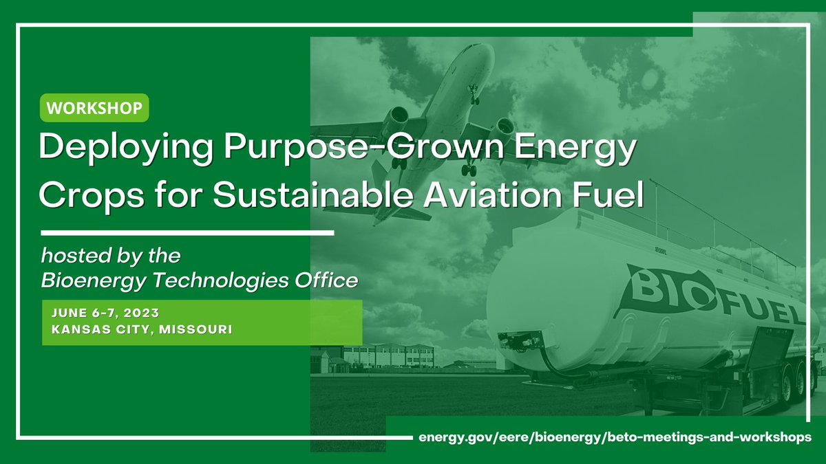 🚨Reminder
Are you interested in exploring purpose-grown energy crops, like #algae, to develop #sustainableaviationfuel? energy.gov/eere/bioenergy…