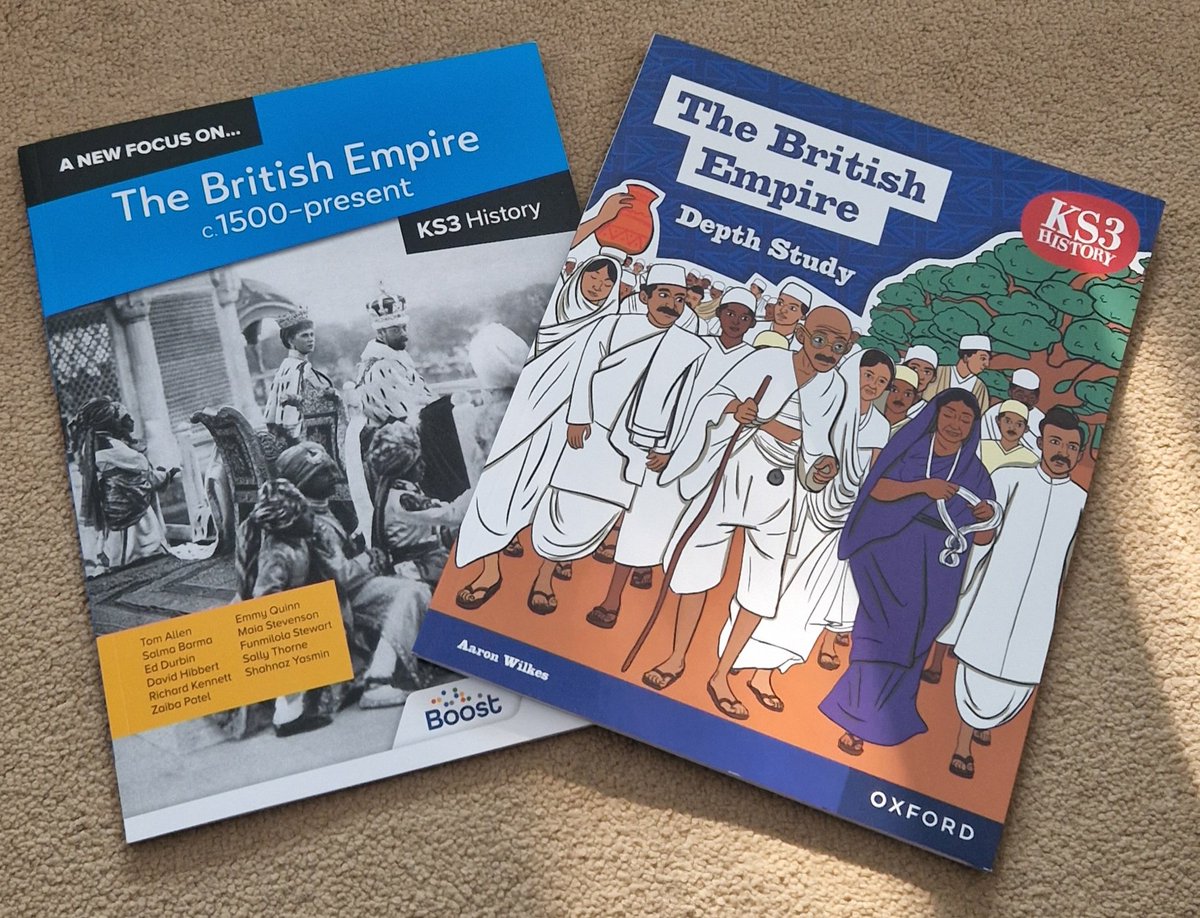 You know you're getting old when you're more excited over History textbooks than a new pair of shoes! These arrived just now and it's made my day!!😄😄 @Zaiba__ @WilkesHistory I can't wait to use them in my future lesson plans!👏🏼 #TheBritishEmpire #HistoryTeacher #PGCE