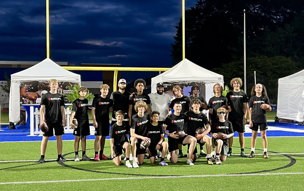 Thank you to all the coaches and college counselors at <a href="/QbTakeover/">QB Takeover</a> #Specialops and #Flightschool. Thank for your time, full energy and knowledge you invest in me and the all the other young QB’s. <a href="/QuincyAvery/">Quincy Avery</a> <a href="/QBCoachMcEvoy/">Sean McEvoy</a> <a href="/CoachBeas/">Coach Beas</a> <a href="/qbcoachshorty/">Shai Shorty</a> <a href="/Gavin_Greene16/">Gavin Greene</a>