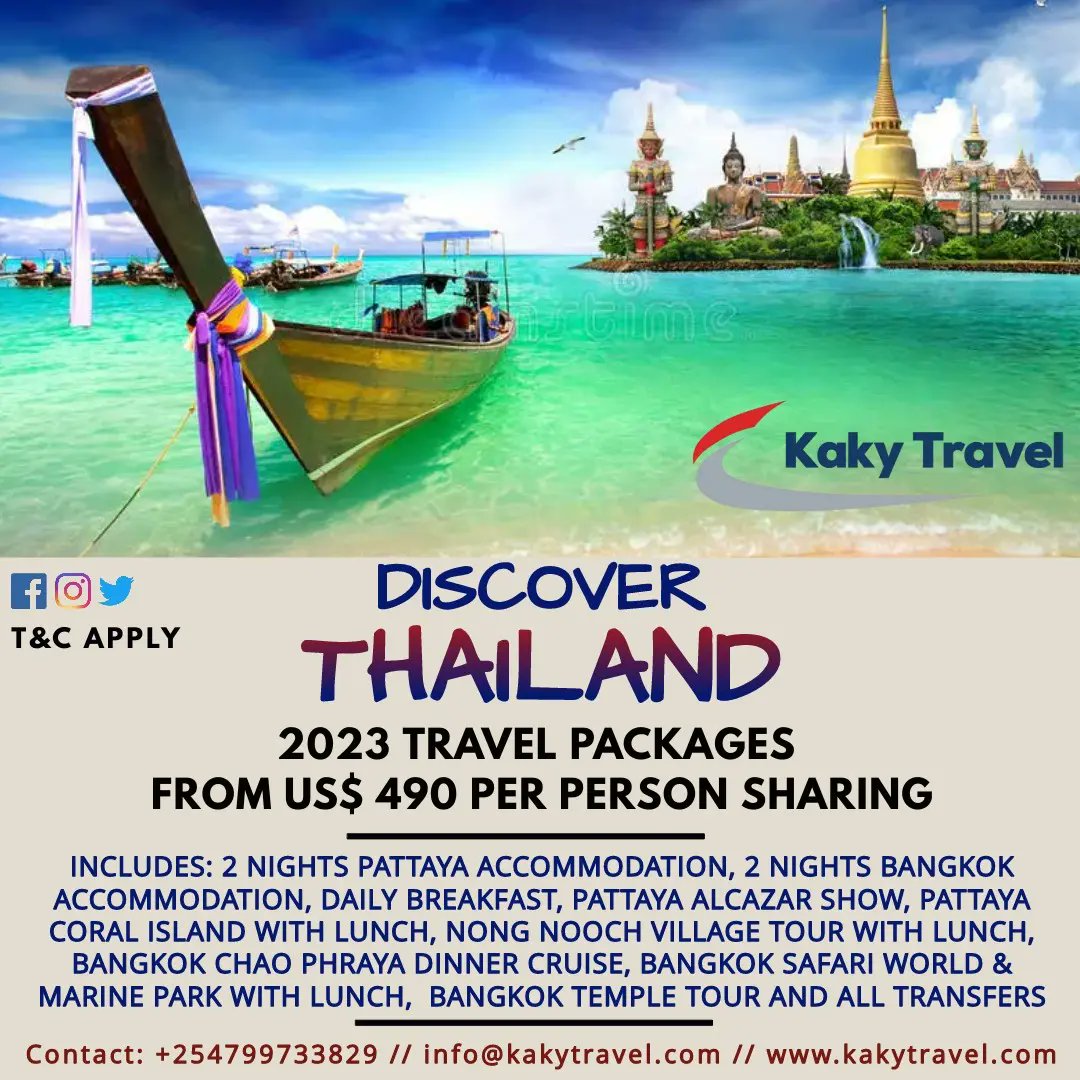 It's bad manners to keep Thailand 🇹🇭 waiting...

Explore Bangkok & Pattaya cities with Kaky Travel ✈️

#kakytravel #affordabletravel #unforgettableexperiences #explorethailand #bangkok #pattaya