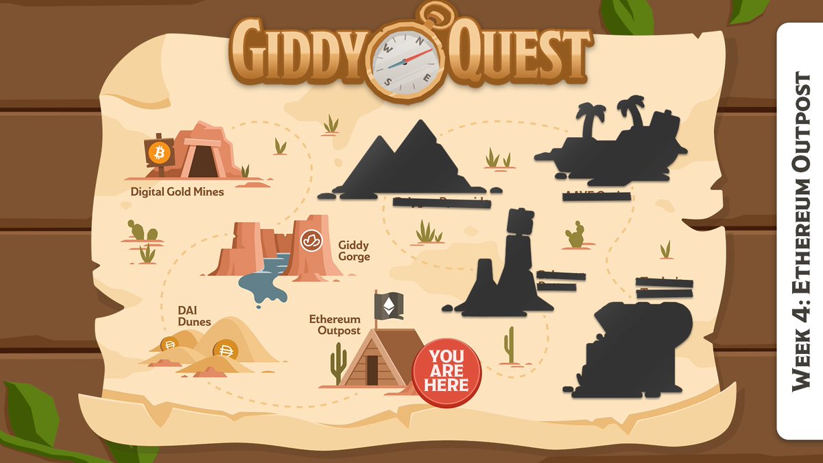 giddydefi's tweet image. Giddy Quest Week 4: "Ethereum Outpost"

📜 Quest:  Tell us which #RealYield staking pool in the Giddy app you are most bullish on and why.

💰 A selection of correct comments will split this week's giveaway loot!

🚨 Retweet + Include your Giddy wallet QR code to receive rewards.
