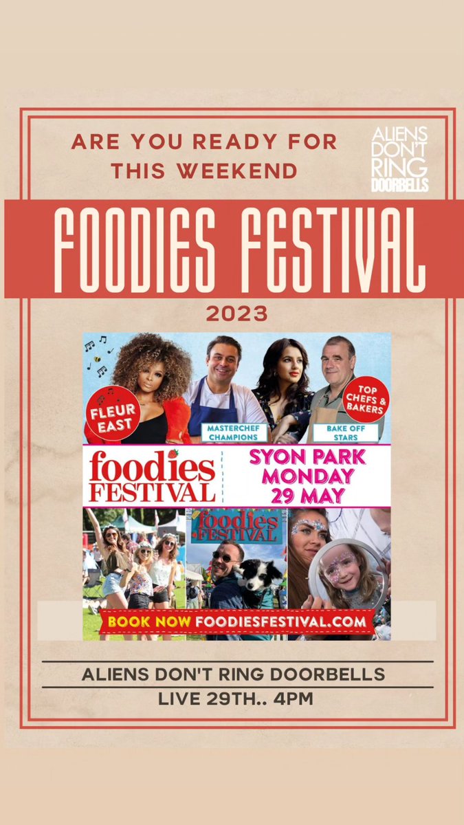 Its going to be a busy weekend after @boyzlifeOFCL tour.. are you coming ..? @foodiesfestival