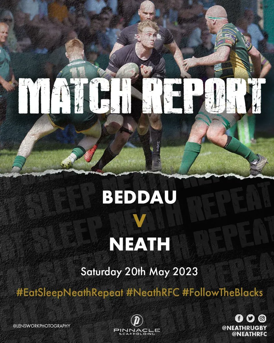 neathrfc's tweet photo. MATCH REPORT: BEDDAU v NEATH (AWAY) ⚫️🏉
🗓 20.05.23
📌 Beddau RFC
Read full report on our website:
🔗 https://t.co/xyLsYNoPk5
#EatSleepNeathRepeat #NeathRFC #FollowTheBlacks https://t.co/rPZ2zVUgL0
