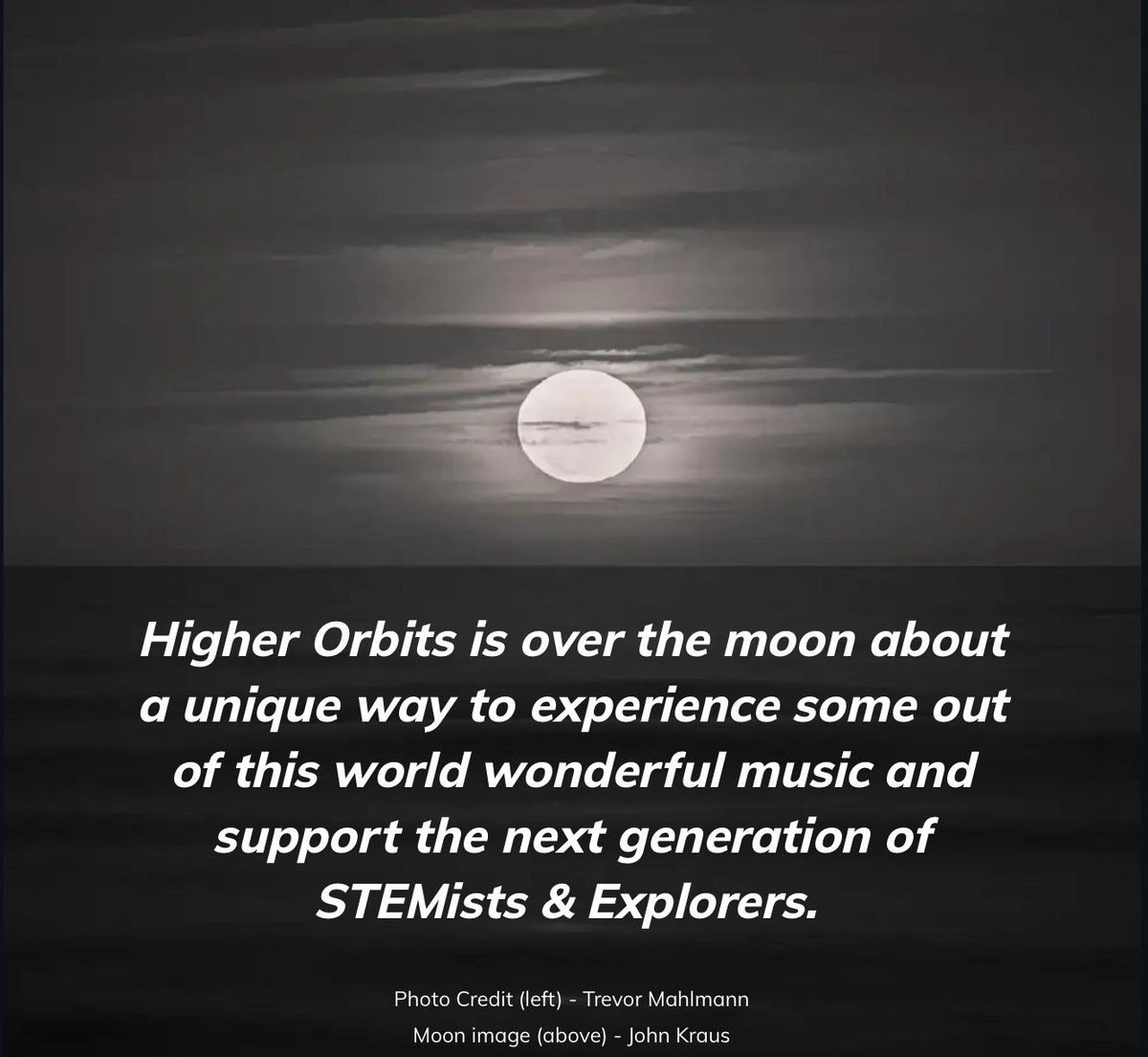 Space Song for #STEM! This #MusicMonday be sure to check out this stellar tune from @SpaceXTrip that supports Higher Orbits!

higherorbits.org/space-song-for…

And talk about gorgeous photography from @johnkrausphotos!

#SpaceInspires #MoonMonday #STEAM #Moon @clubforfuture