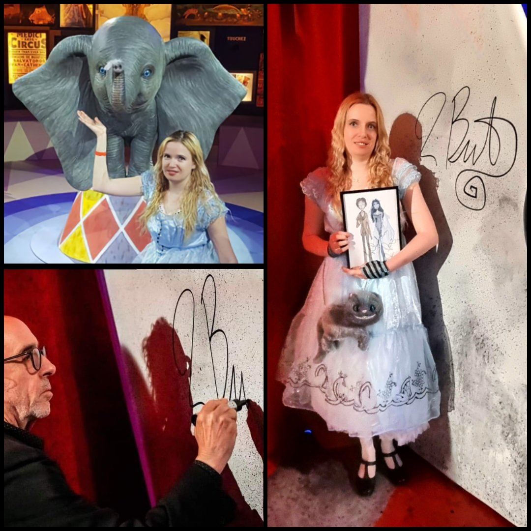 LinaNekolita's tweet photo. 𝐓𝐢𝐦 𝐁𝐮𝐫𝐭𝐨𝐧'𝐬 𝐋𝐚𝐛𝐲𝐫𝐢𝐧𝐭𝐡
Ma deuxième exposition tant attendue de l'année 2023 est enfin arrivée à Paris. 😍

#timburton #timburtoncosplay #aliceinwonderland #corpsebride #alice #cheshirecat #timburtonslabyrinth https://t.co/HnrozH1W8L