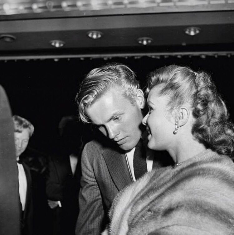 DebbieArchive's tweet photo. Debbie with actor Tab Hunter. https://t.co/mwMlO0XQXZ
