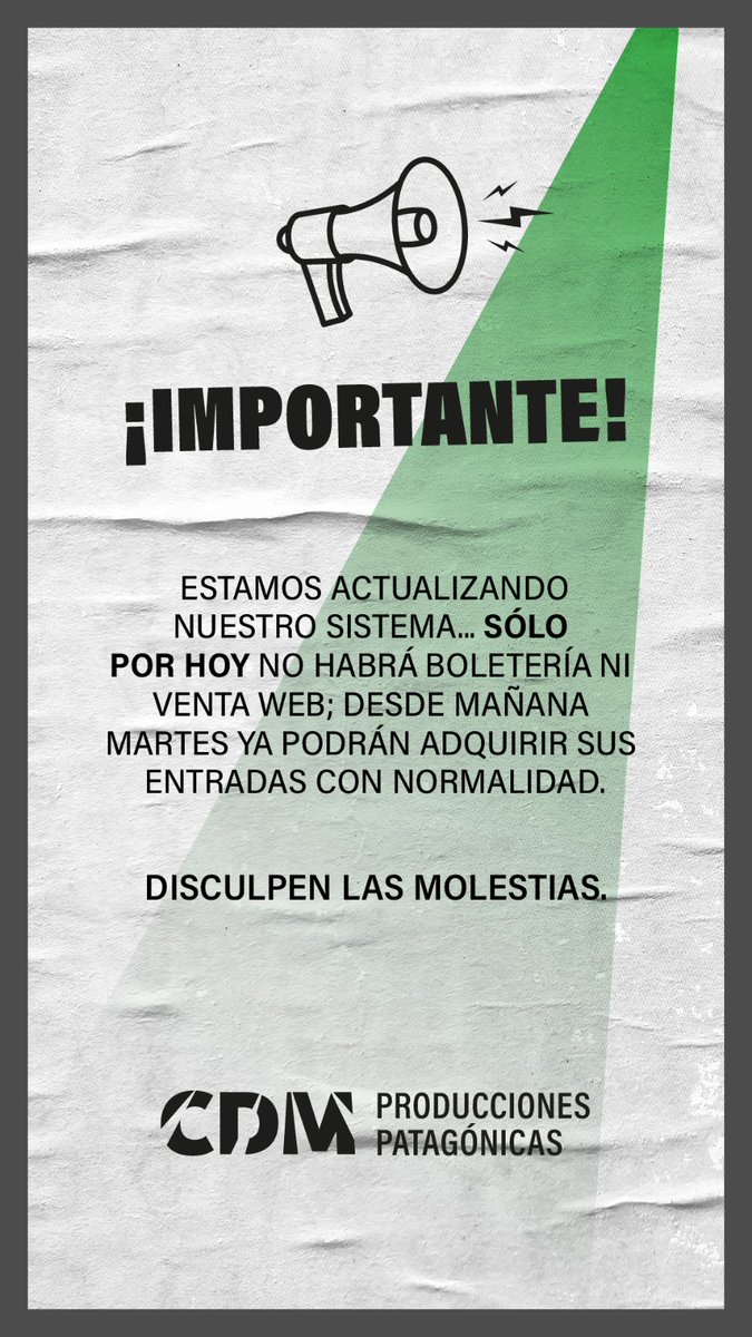 CDMProducciones's tweet photo. Solo por hoy lunes 22 de mayo https://t.co/zOJGzqD3NY