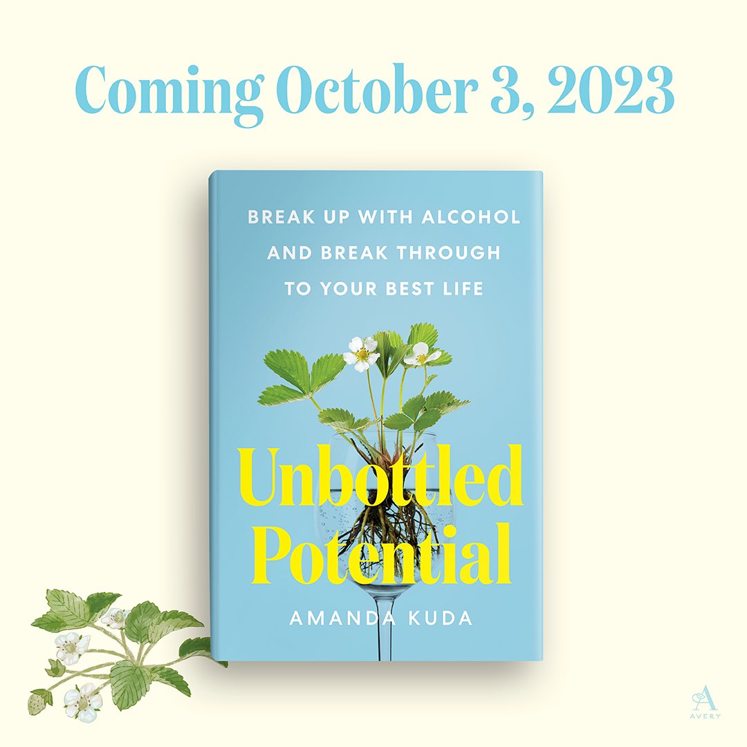 AmandaKuda's tweet photo. I wrote a book 💙 - Unbottled Potential: Break Up With Alcohol &amp; Break Through to Your Best Life is on sale NOW at all major retailers https://t.co/P3AXZKBkFm