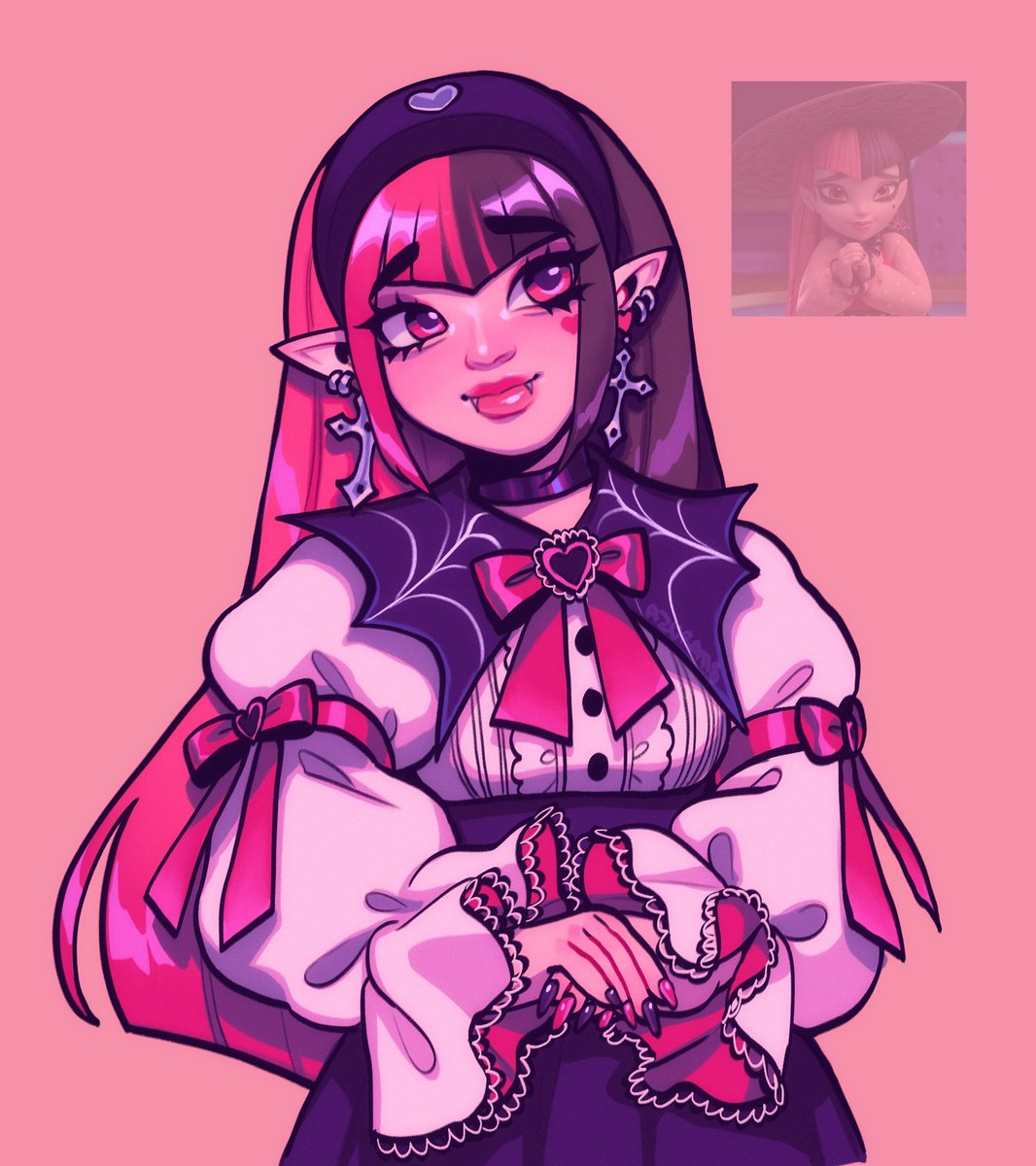 azuratis's tweet photo. draculaura for da day 🦇💖 https://t.co/uqkImeFRBU