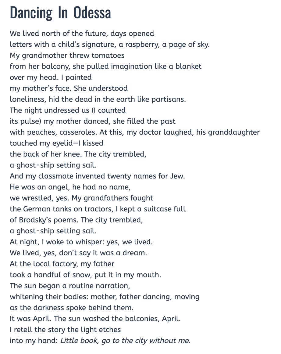 —Ilya Kaminsky