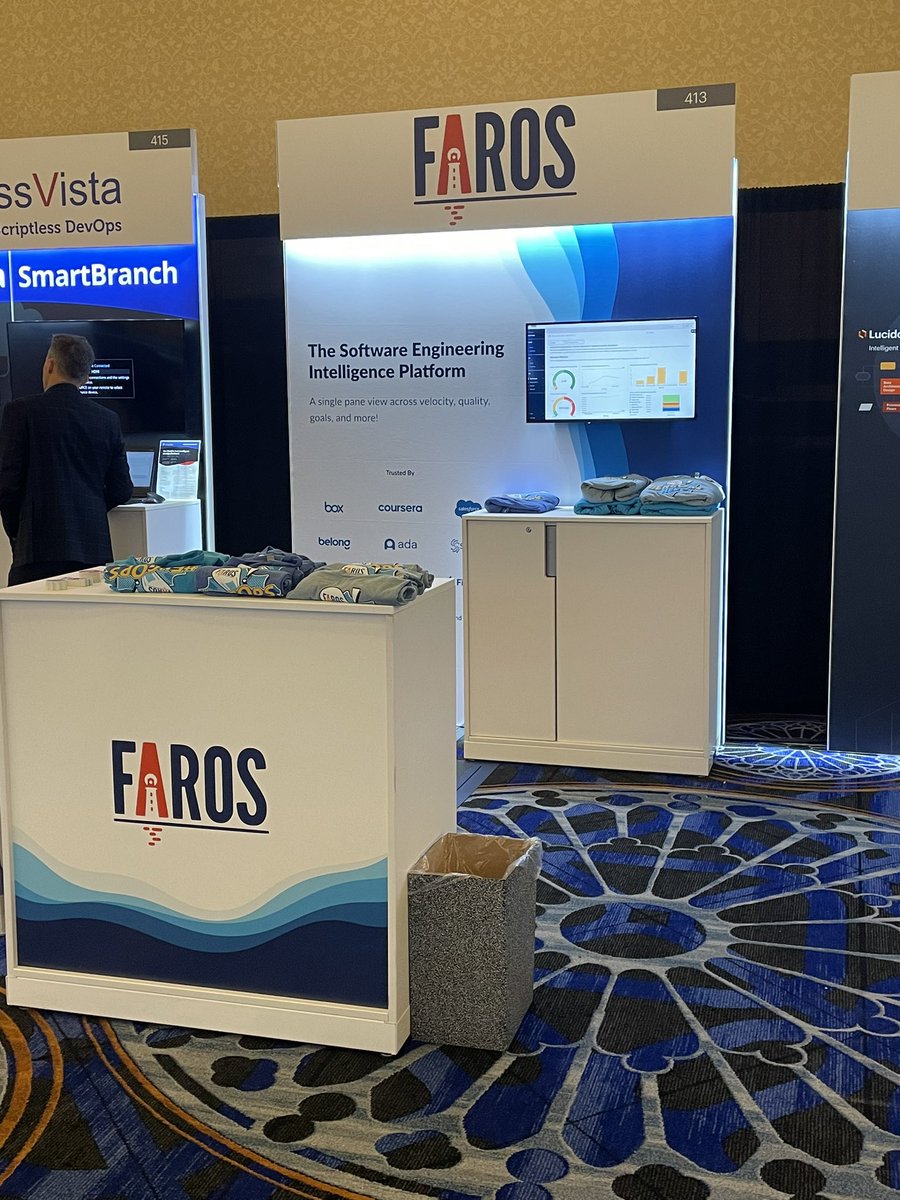 miyer's tweet photo. @Faros_AI is proud to sponsor the Gartner Application Innovation &amp; Business Solutions Summit!

Stop by Booth#413 to learn how you can now have a single-pane view across your software development lifecycle.

And, pickup some cool swag while you are there 😎

 #GartnerAPPS #EngOps https://t.co/quQ1fr7tZH