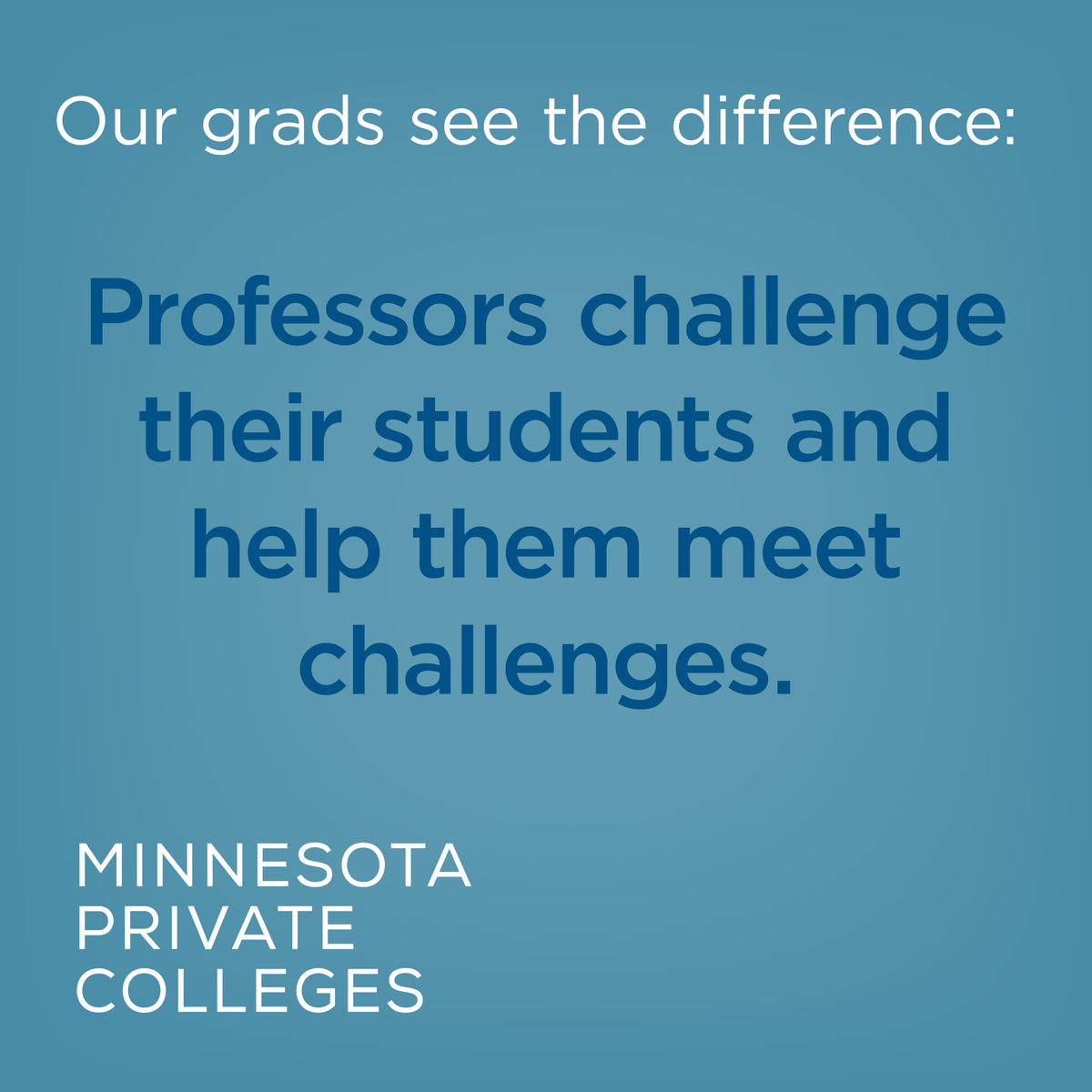 mnprivcolleges's tweet photo. Our students are never just a number. Smaller class sizes enhance learning and allow for more 1-on-1 interaction between students and profs.

Come to Minnesota Private Colleges Week to learn why it matters: https://t.co/1HMJG4mNme

#MPCW https://t.co/HNhisQ7agv