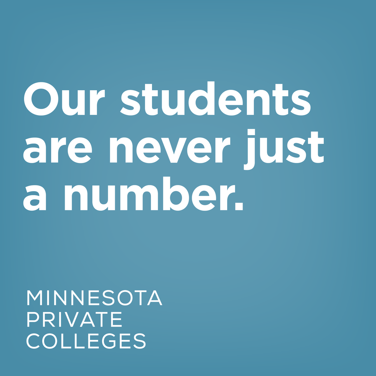 mnprivcolleges's tweet photo. Our students are never just a number. Smaller class sizes enhance learning and allow for more 1-on-1 interaction between students and profs.

Come to Minnesota Private Colleges Week to learn why it matters: https://t.co/1HMJG4mNme

#MPCW https://t.co/HNhisQ7agv