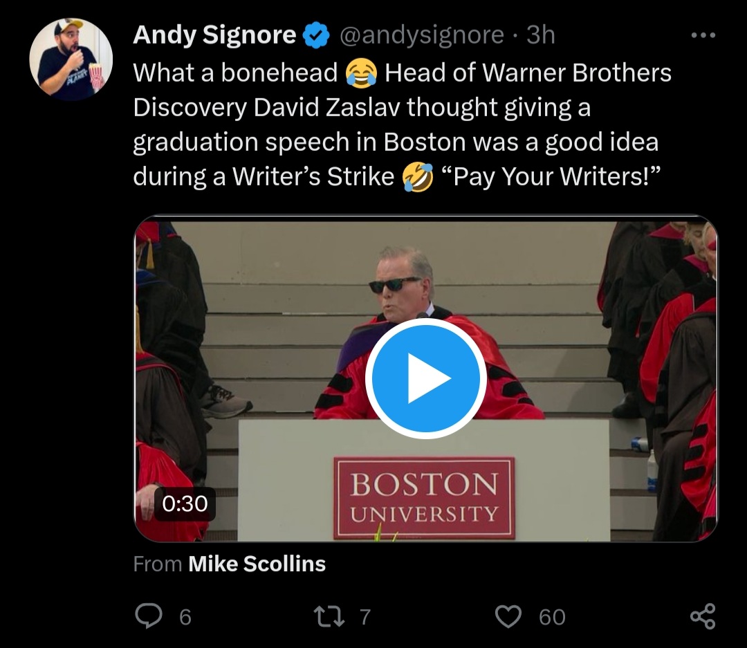 Bombastic Bore on Twitter "Andy Signore ACTUALLY thinks he has the